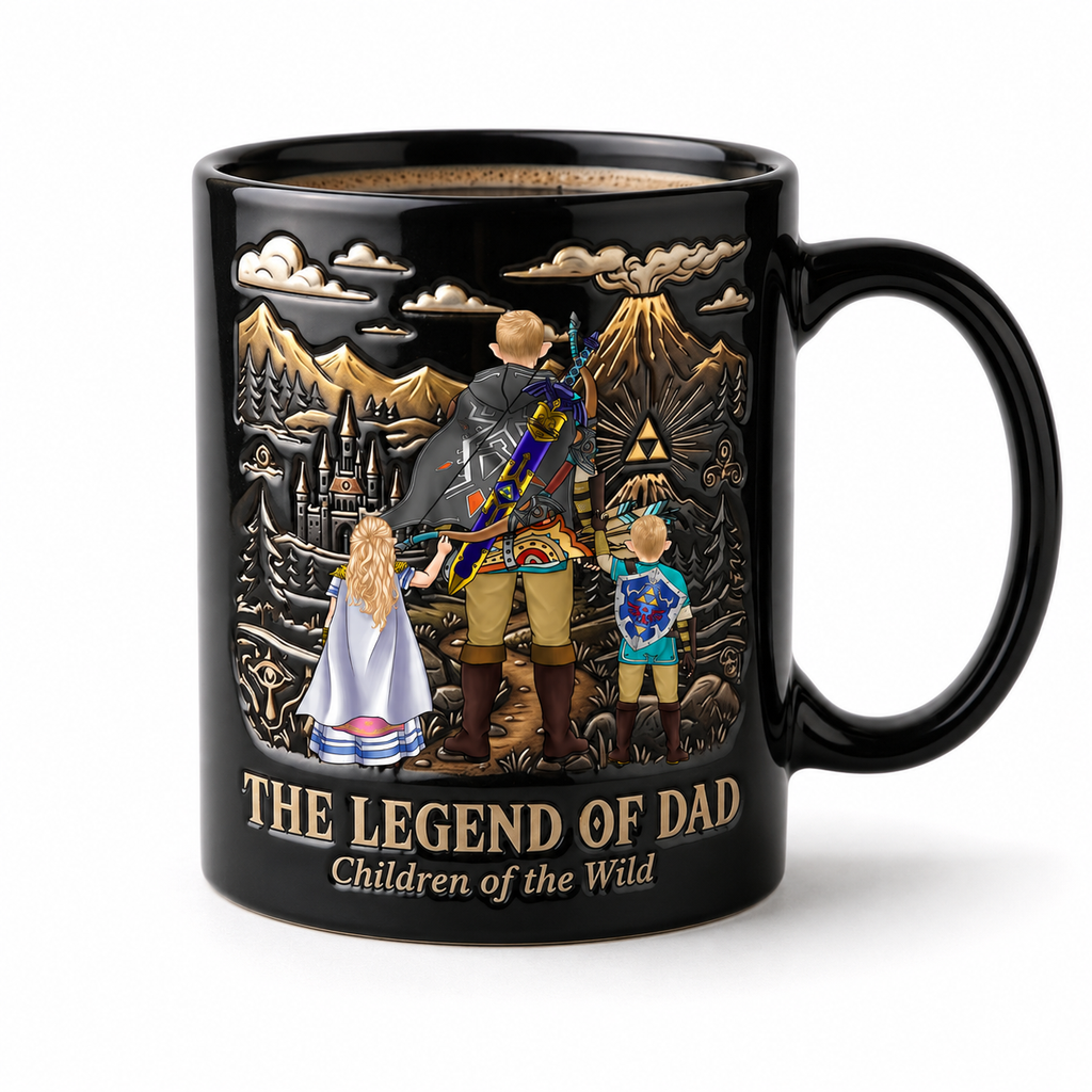 Personalized Color Changing Mug Gift for Dad | Legend of Dad