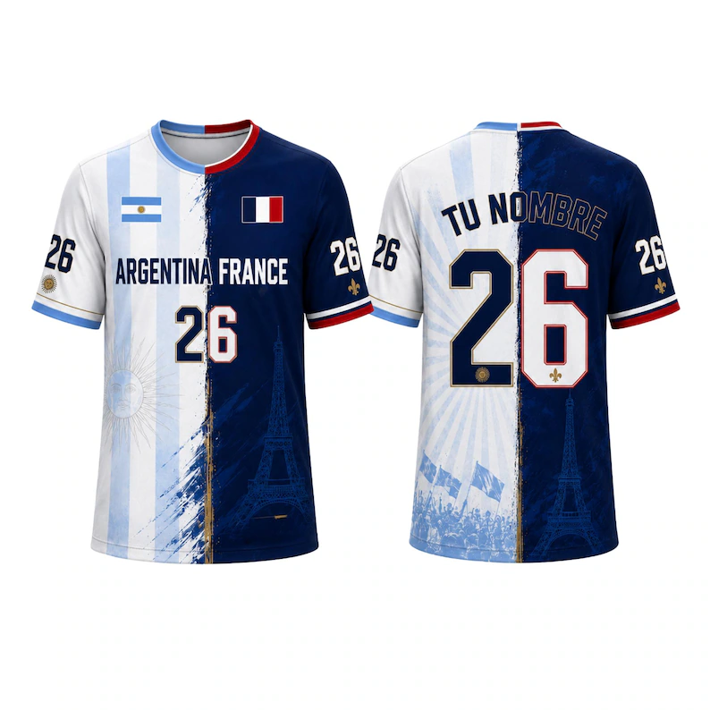 Personalized Soccer Jersey Custom Mexico USA France Argentina Gift for Football Lovers