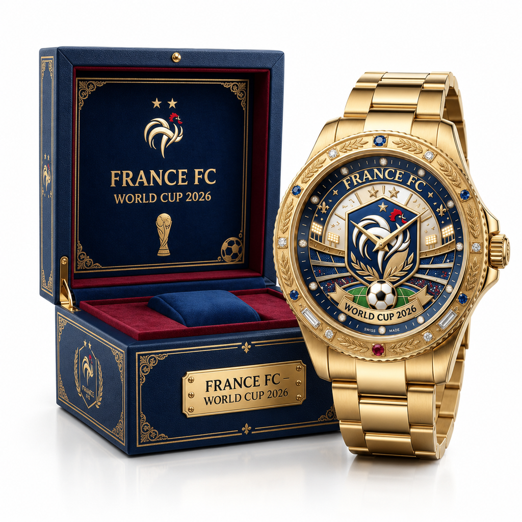 France Soccer Championship 2026 Men's Wrist Watch Gift for Football Lovers