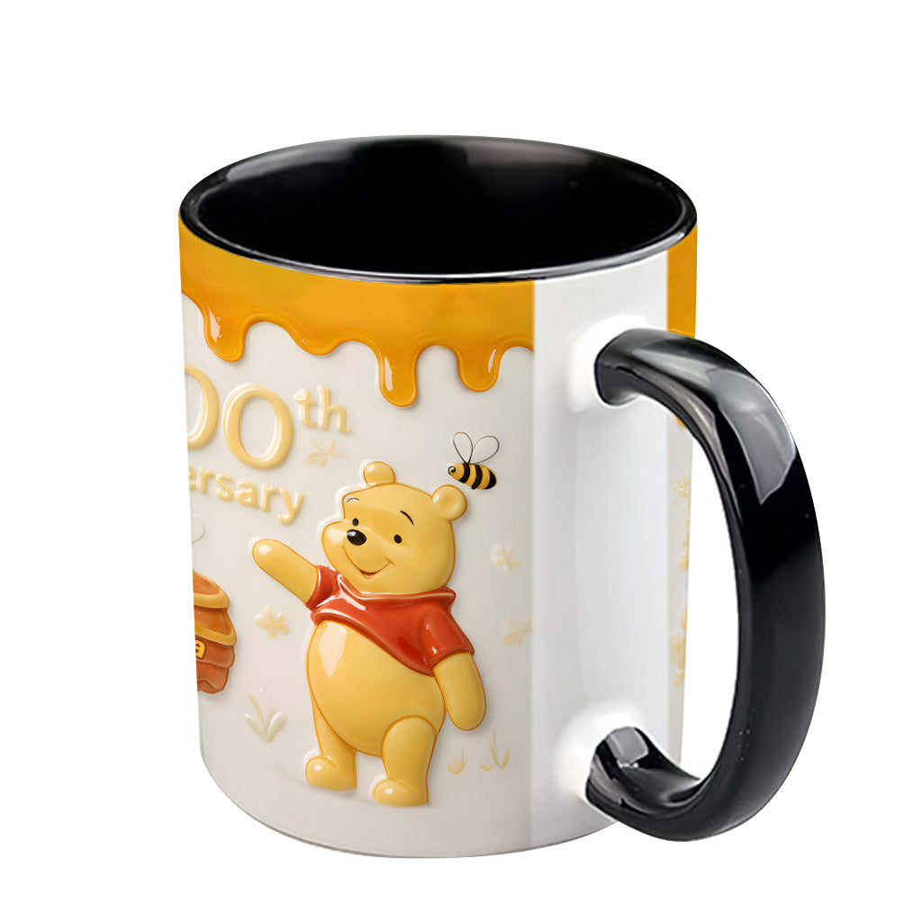 Personalized 100th Anniversary Winnie the Pooh Mug Gift for Fans