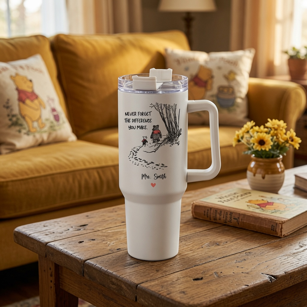 Personalized Teacher Tumbler Never Forget The Difference You Make Appreciation Gift