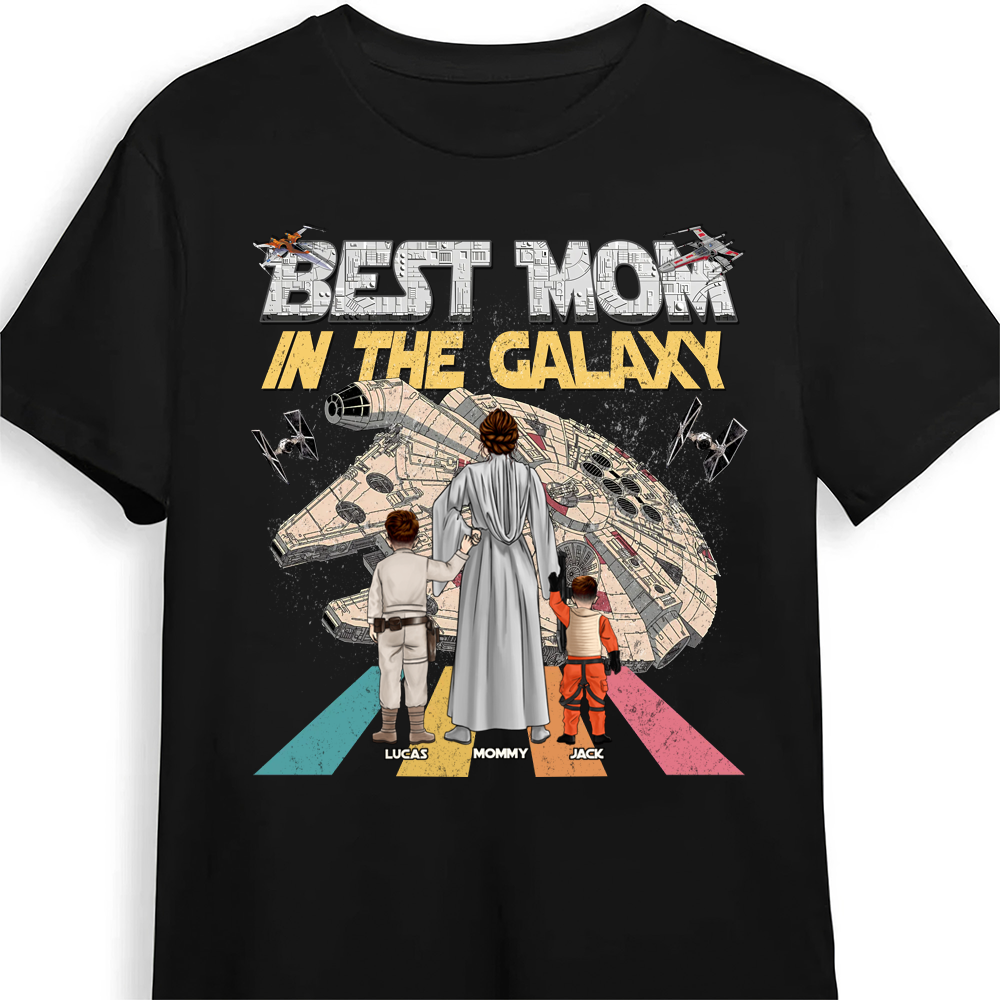 Personalized Best Mom In The Galaxy Shirt Gift for Mother's Day