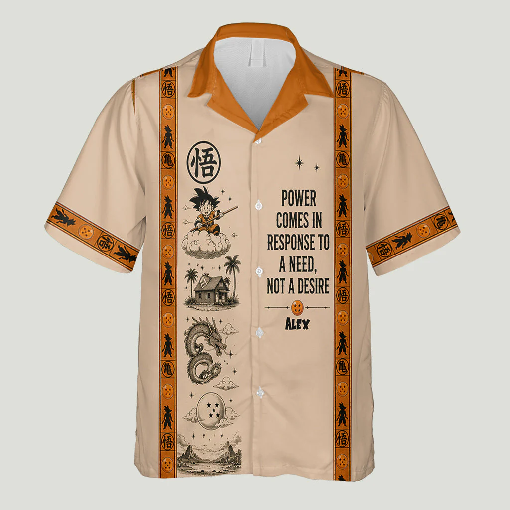 Personalized Dragon Ball Hawaiian Shirt Gift for Him - Summer Vibes