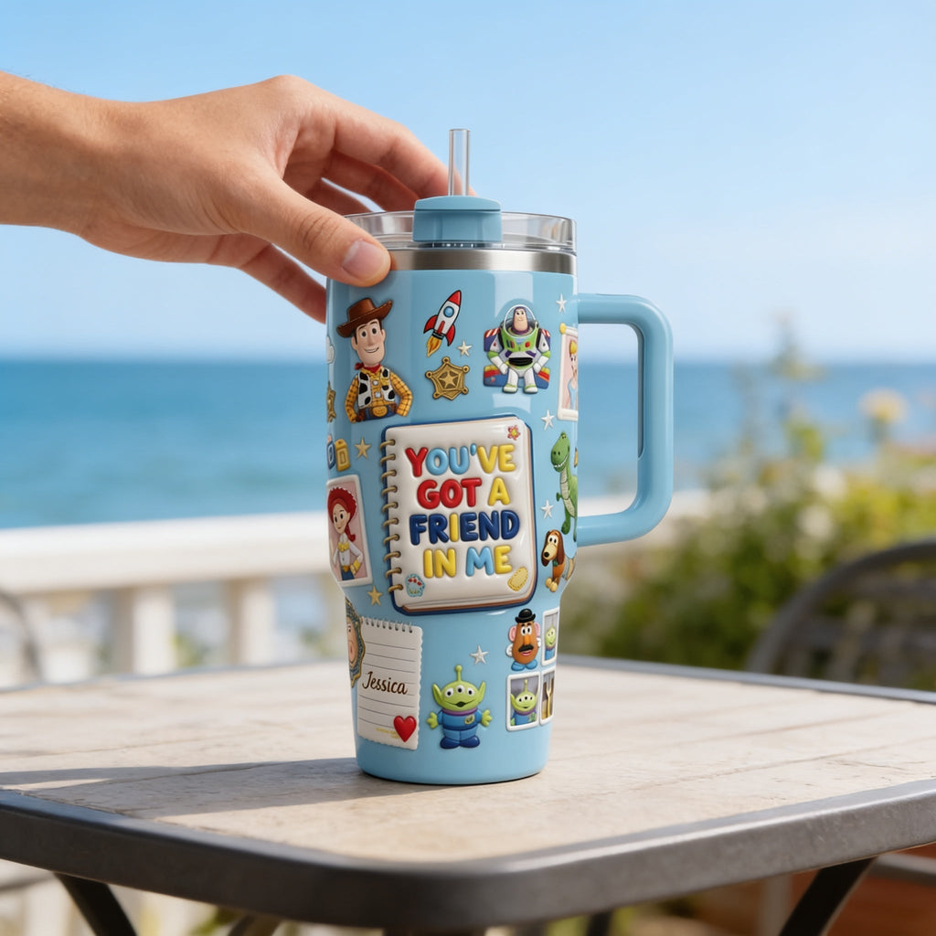 Personalized You’ve Got A Friend In Me Tumbler Gift for Movie Fans