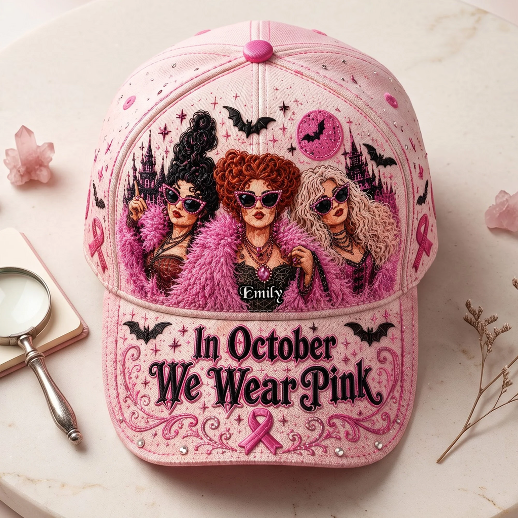 Personalized Breast Cancer Awareness Classic Cap for Her Classic Cap GradoCreations