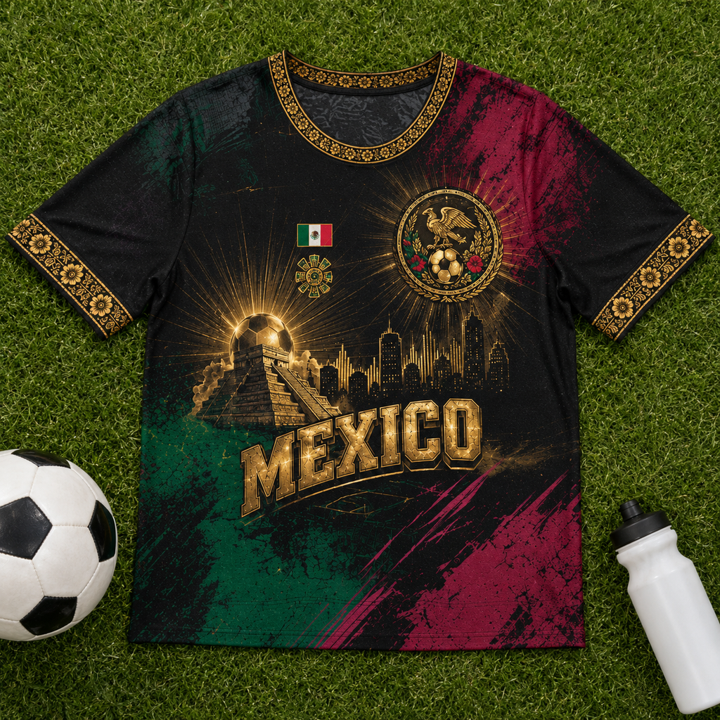 Personalized Mexico Soccer Jersey Custom Name Gift for Football Fans
