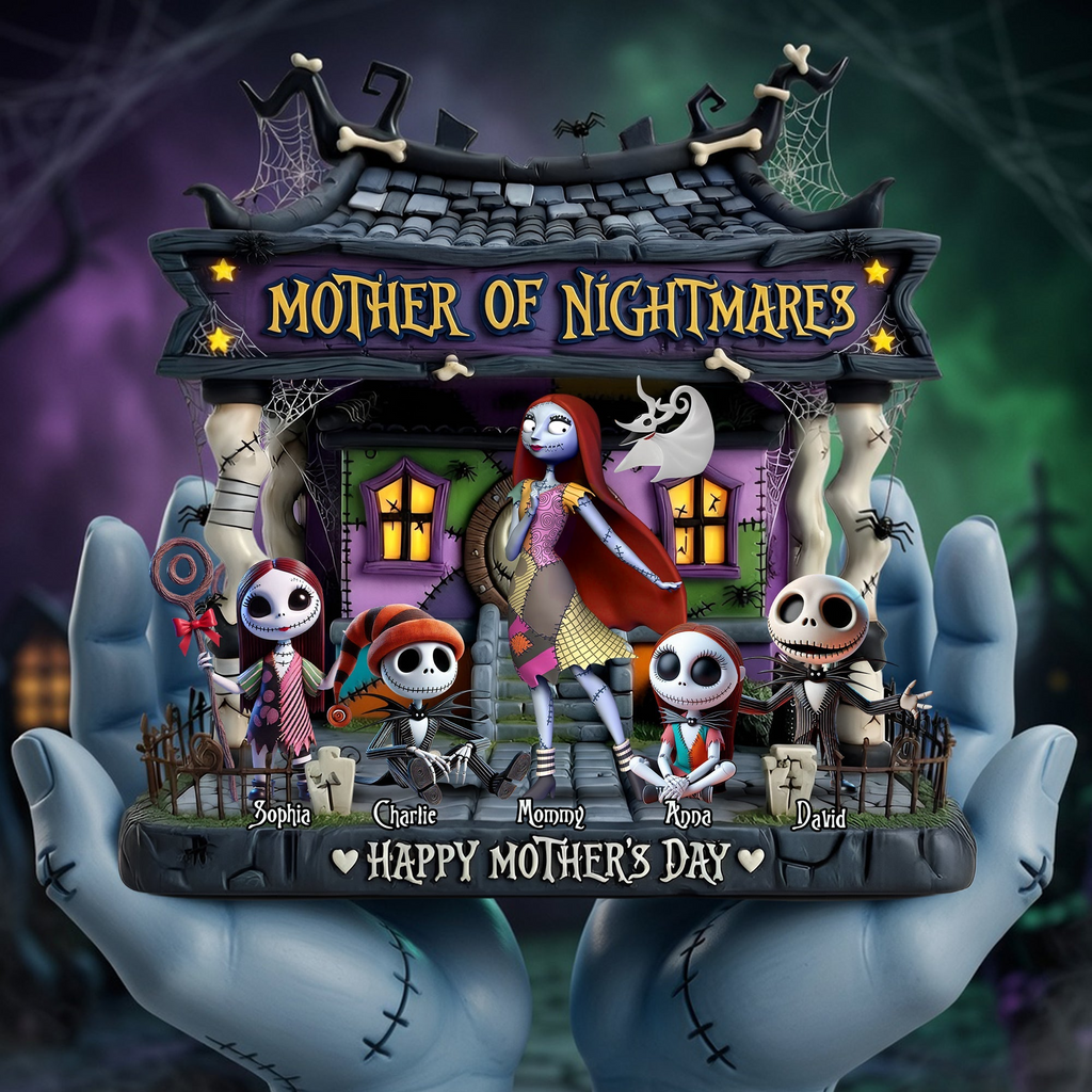 Personalized Spooky Mother Of Nightmares Acrylic Plaque Gift for Mom