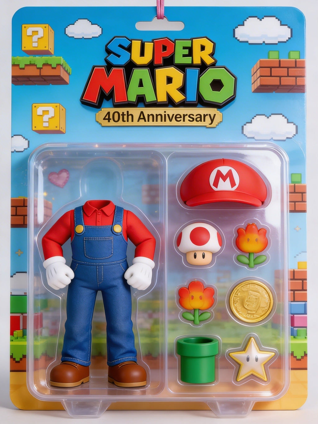 Personalized Super Mario 40th Anniversary Acrylic Plaque Gift for Movie Fans