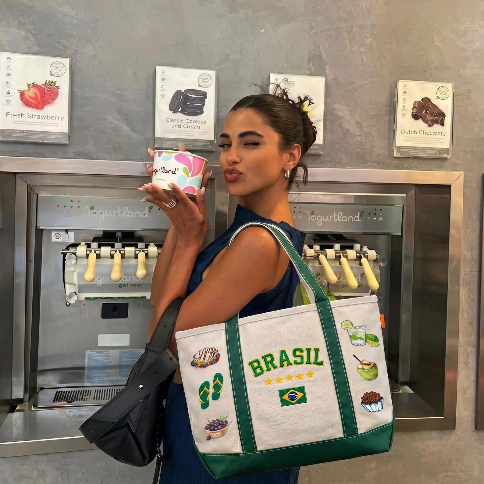 Personalized Embroidery Tote Bag for Soccer Fans - Custom Gift 2026 World Cup