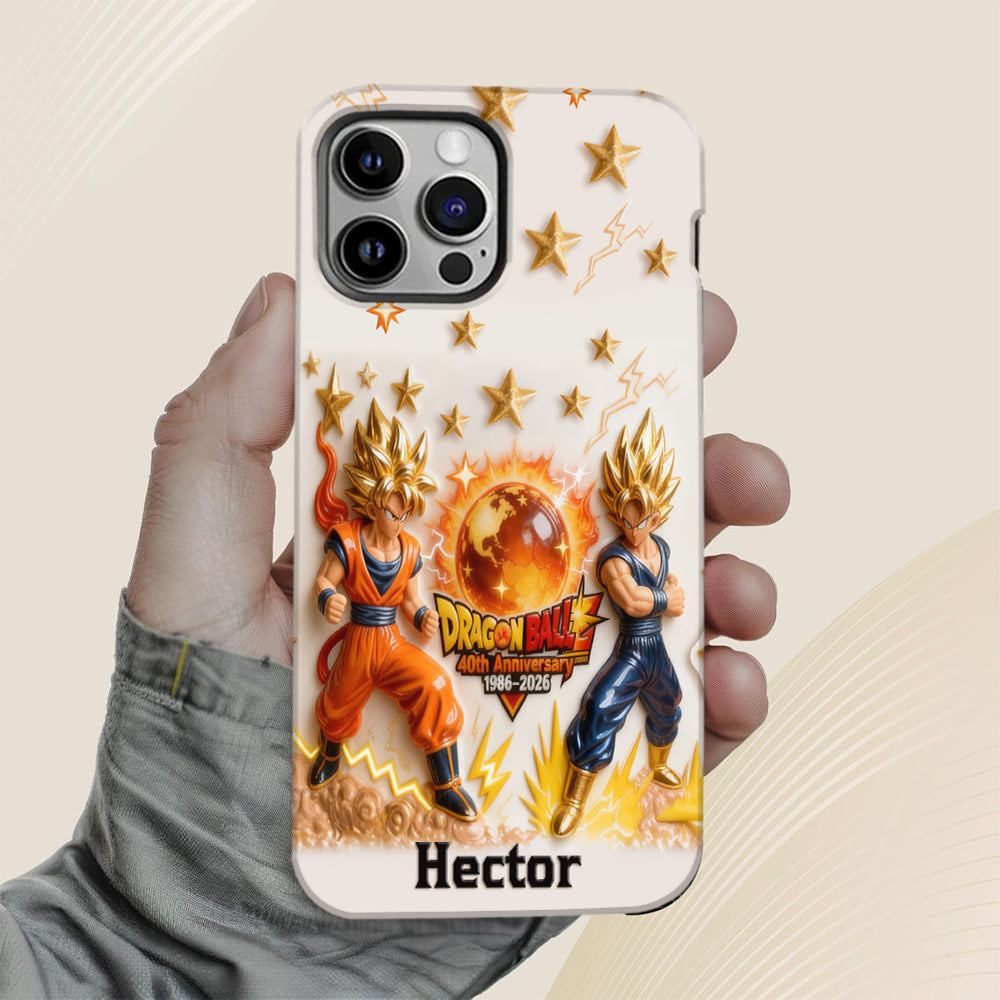 Personalized Dragon Ball 40th Anniversary Phone Case Gift for Fans