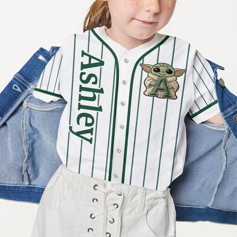 Personalized Galaxy Character Baseball Jersey Custom Name for Adults and Kids Baseball Jersey GradoCreations