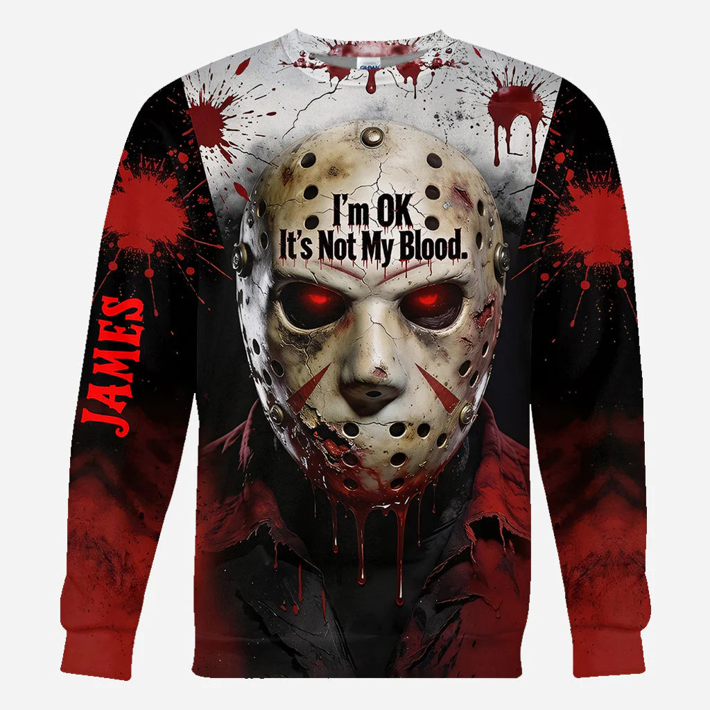 Personalized Horror Character All Over Shirt Halloween Gift for Movie Fans AOP Shirt GradoCreations