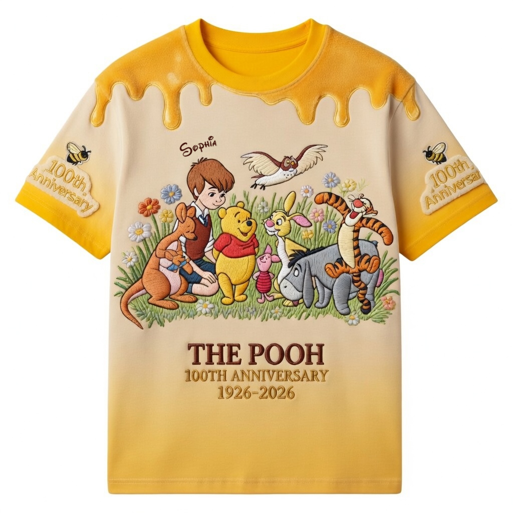 Personalized DSNY Honey Bear 100th Anniversary All Over Shirt Gift for Movie Fans