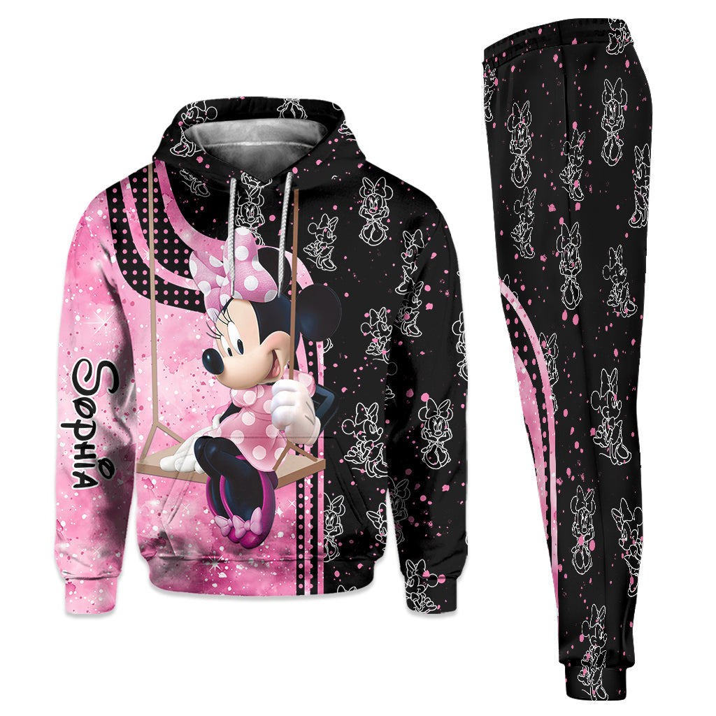 Personalized Minnie Mouse Hoodie & Sweatpants Gift for Her