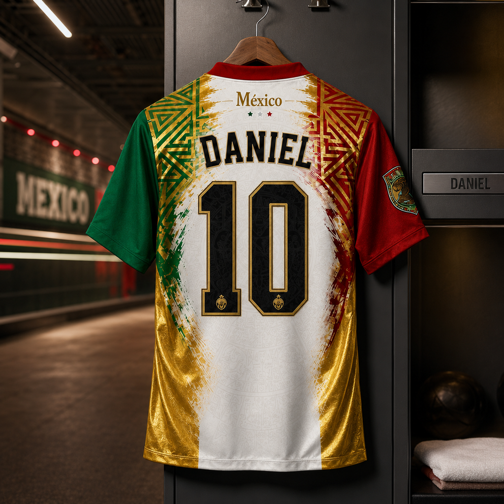 Personalized Mexico El Tri Soccer Jersey Custom Gift for Football Fans