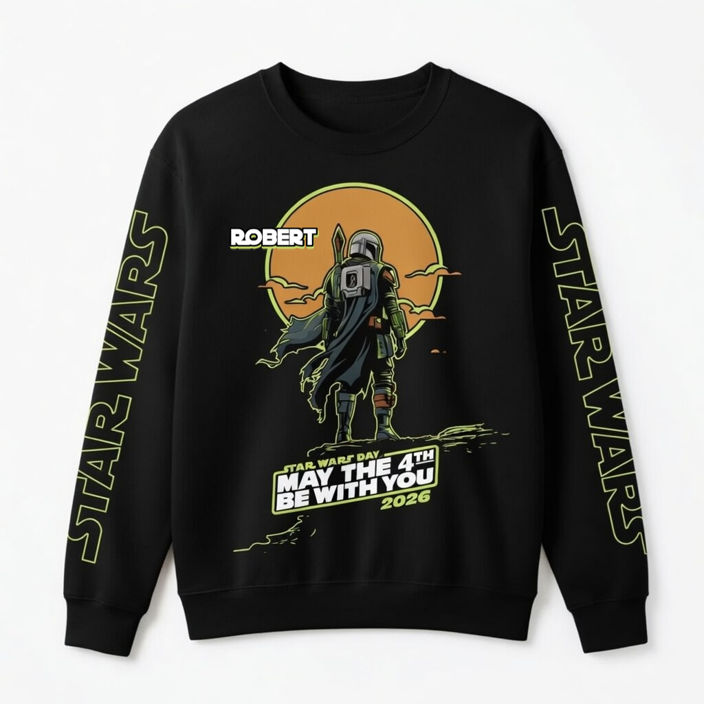 Personalized Star Wars May the 4th All Over Shirt Gift for Fans