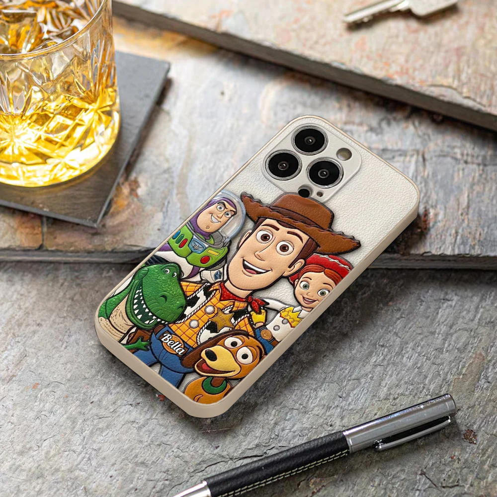 Personalized Toy Story Phone Case Custom Name Gift for Movie Fans