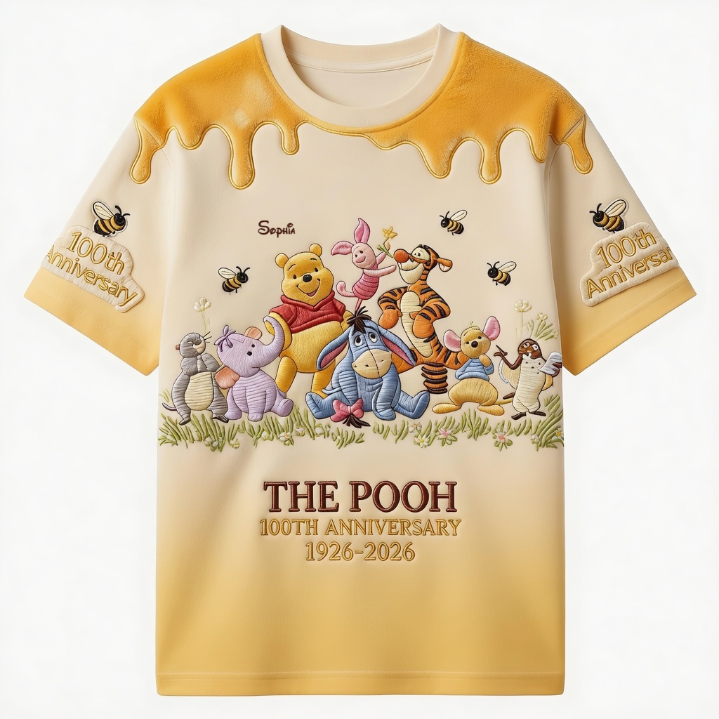 Personalized 100th Anniversary AOP Shirt for Movie Fans