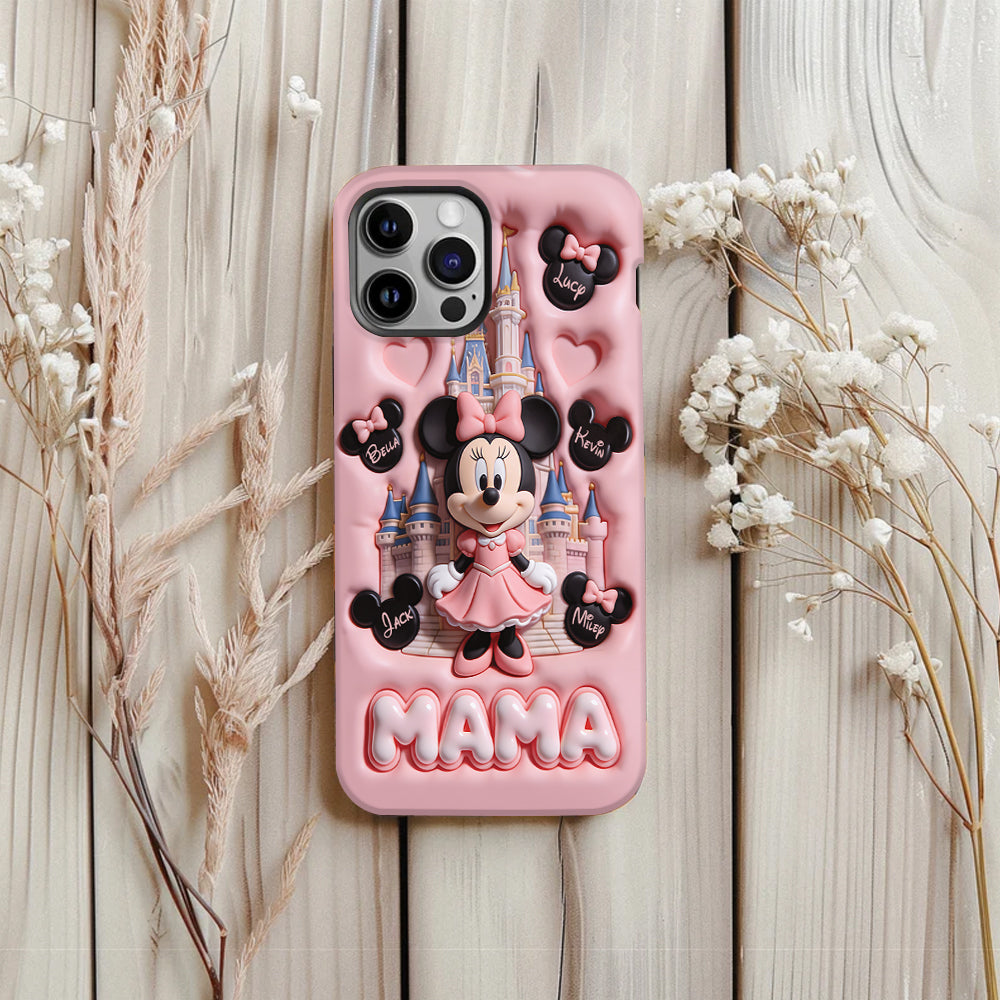 Personalized Minnie Mouse Phone Case Gift for Mom | Mother's Day Phone Case GradoCreations