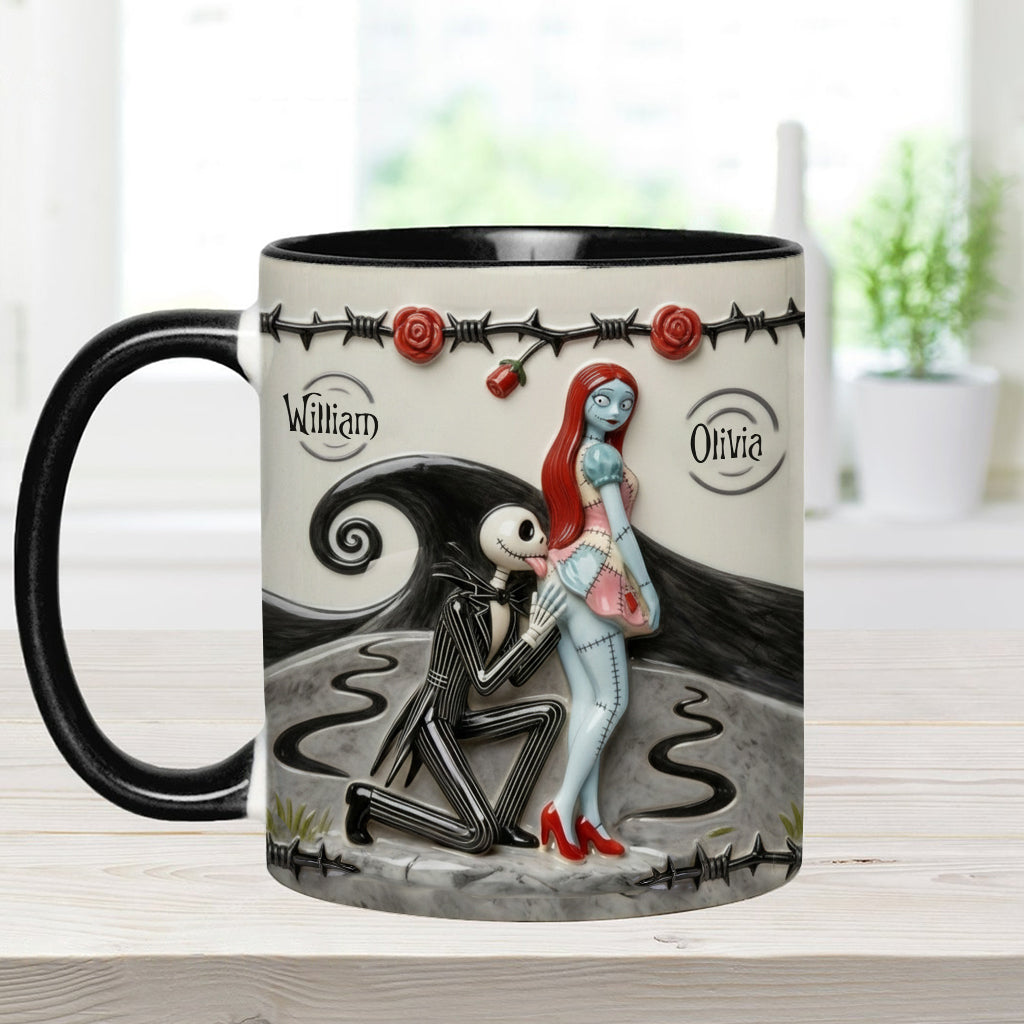 Personalized Accent Mug with I Licked It So It's Mine Design for Couples | Christmas Gift