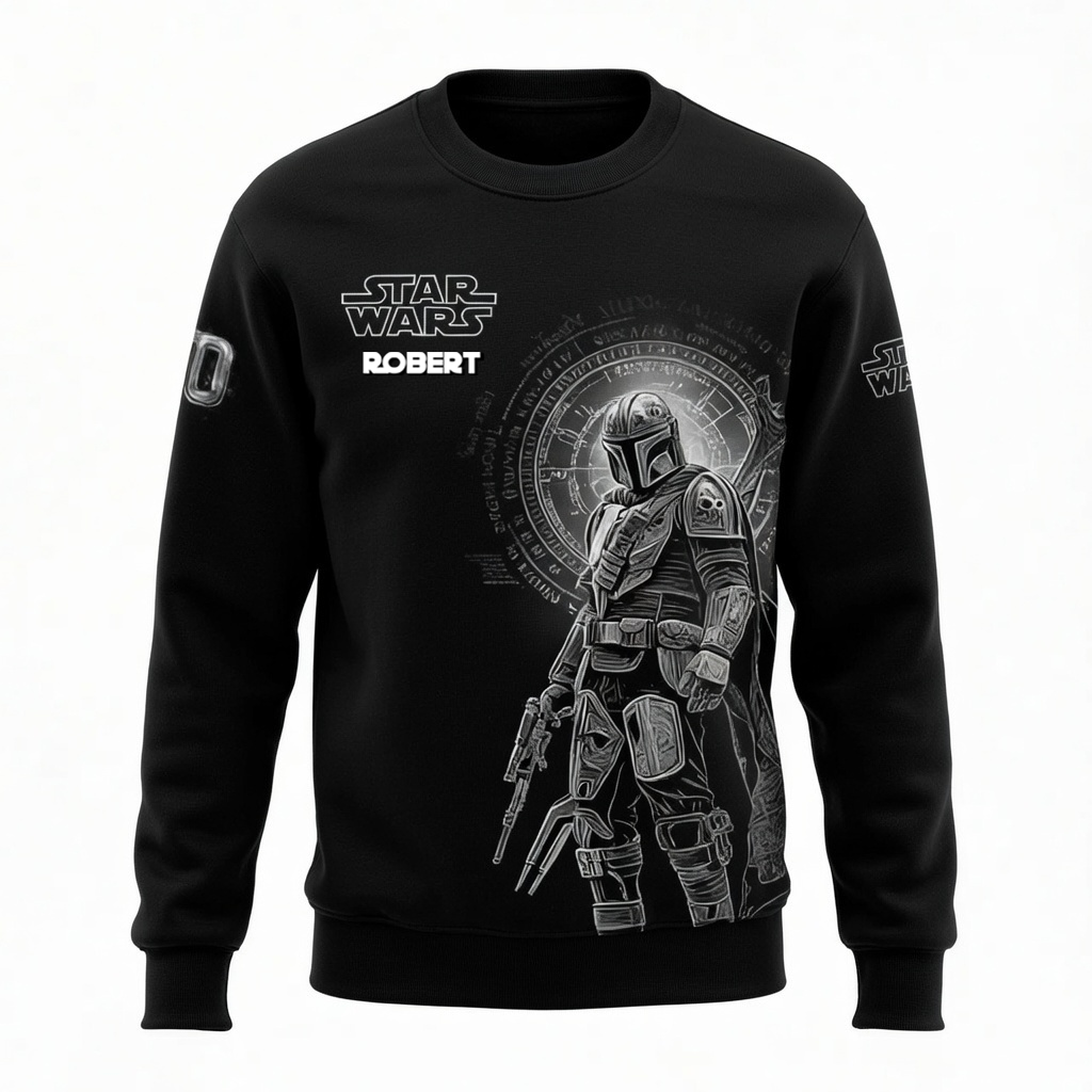 Personalized Star Wars 50th Anniversary AOP Shirt Gift for Movie Fans