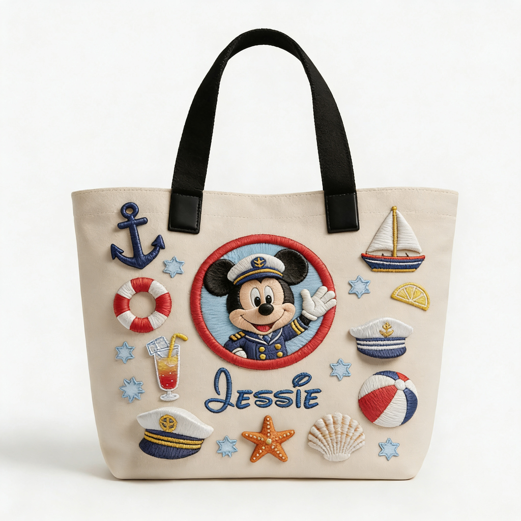 Personalized Movie-Themed Tote Bag Custom Name Gift for Fans