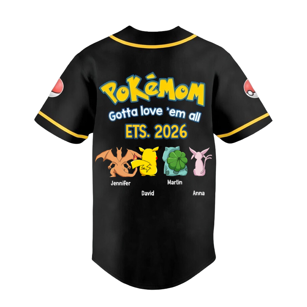 Personalized Baseball Jersey for Family Movie Fans | Gift for Dad, Mom, Kids