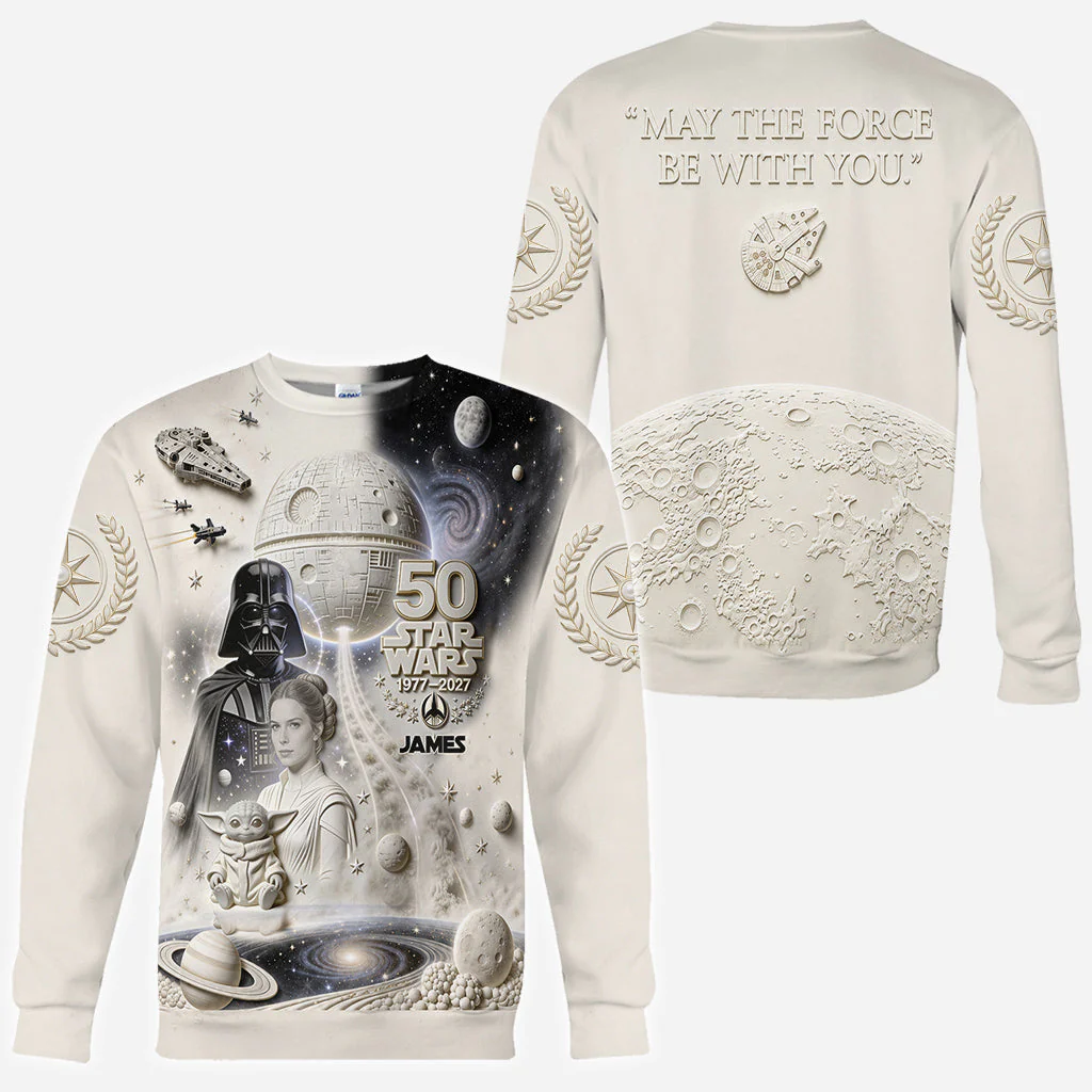 Personalized Star Wars All Over Shirt Custom Name Gift for Movie Fans AOP Shirt GradoCreations