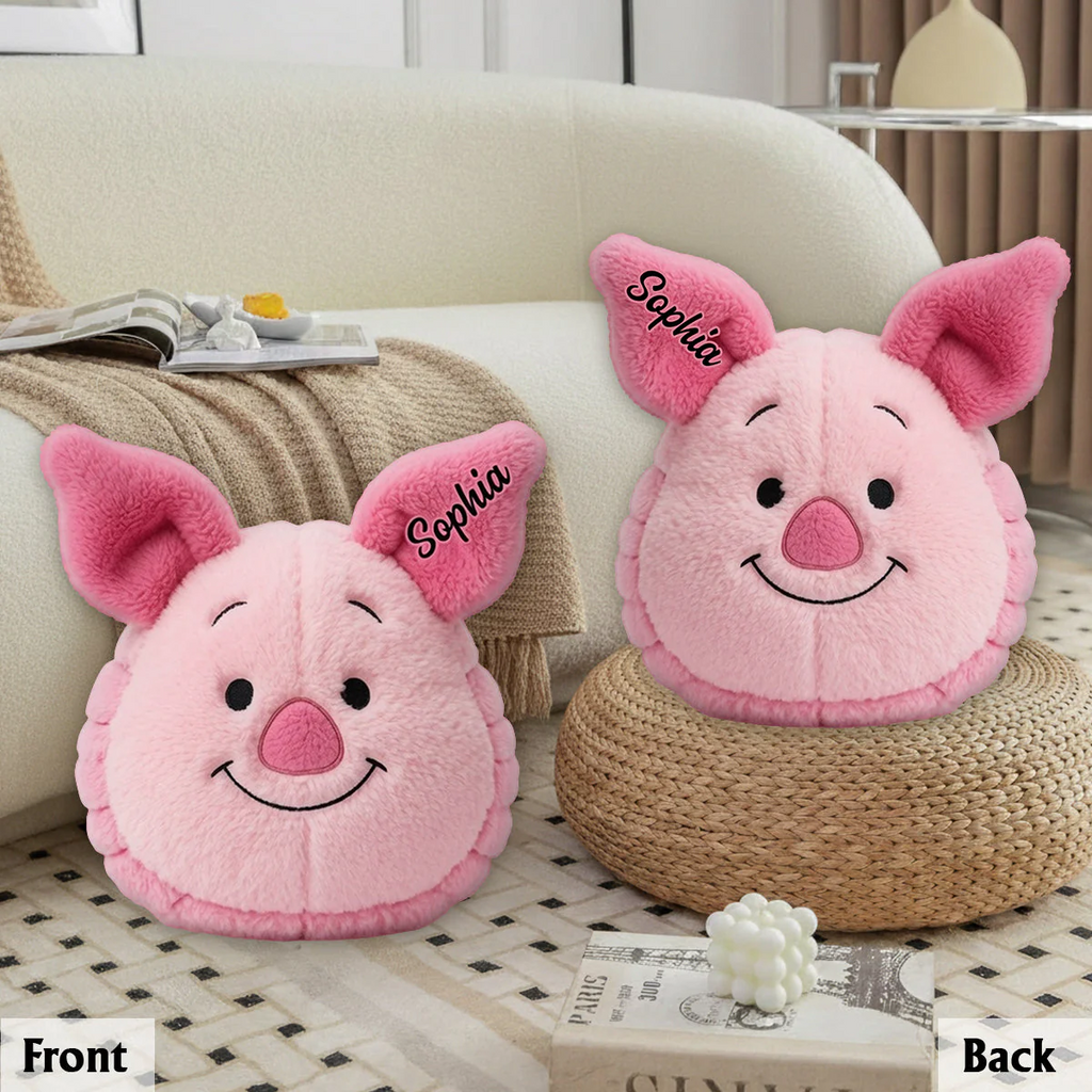 Personalized Honey Bear Shaped Pillow Custom Name Gift for Movie Fans Pillow GradoCreations
