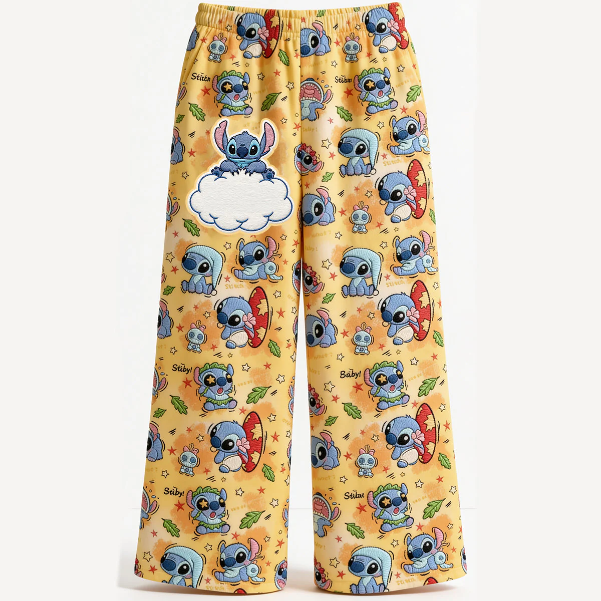 Personalized Pajama Pants for Couples Custom Name Gift AOP Sweatpants GradoCreations