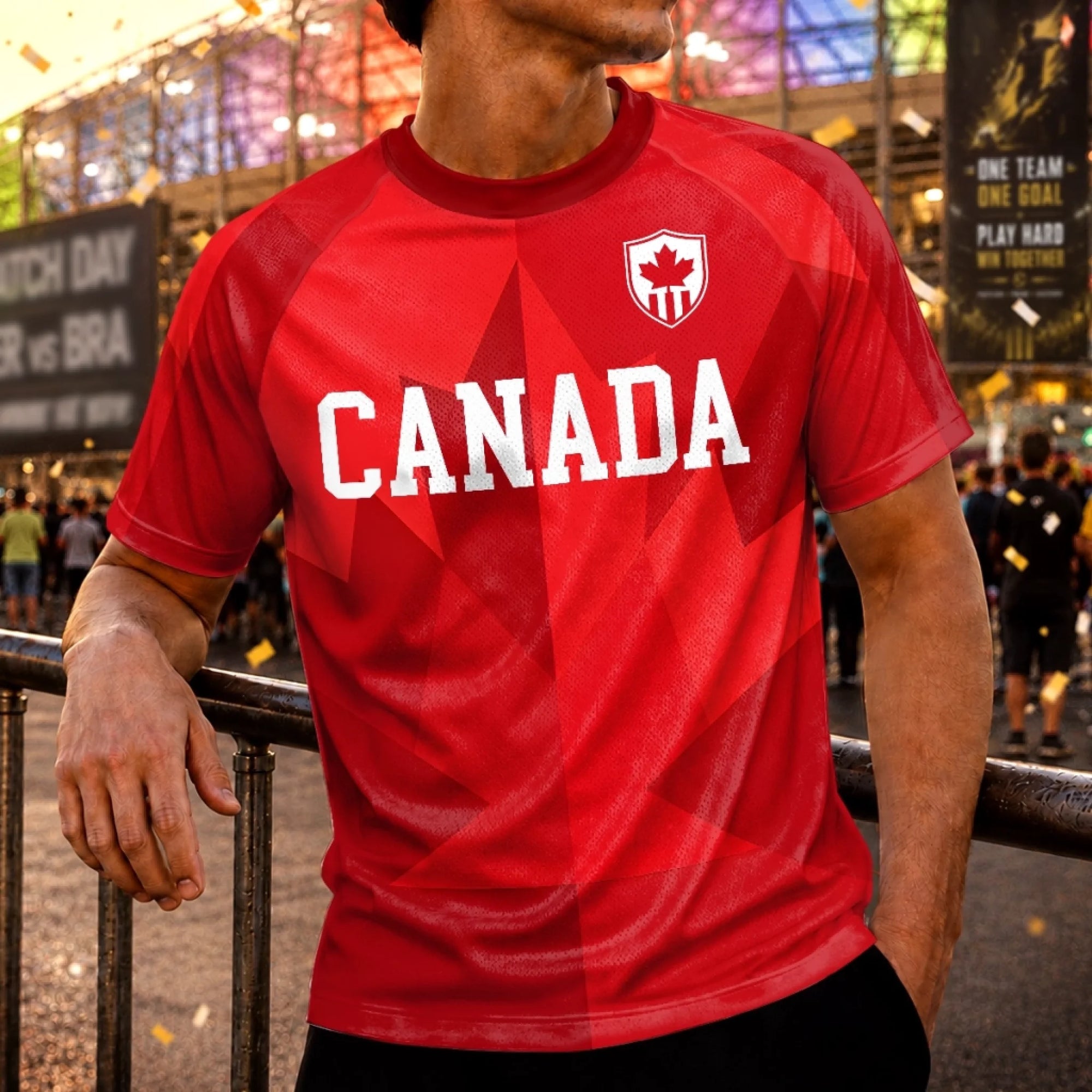 Personalized Canada Soccer Jersey Custom Name Gift for Football Lovers