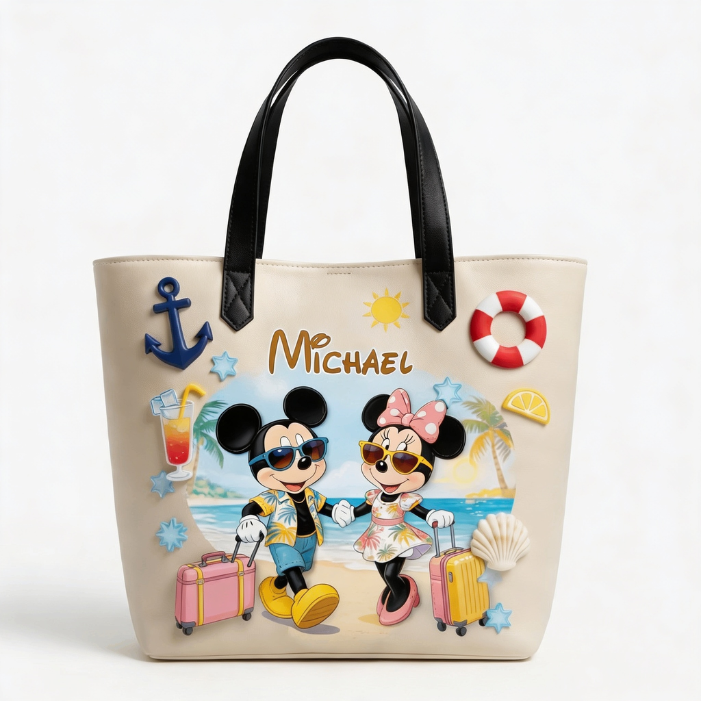 Personalized Tote Bag Custom Name Gift for Movie Fans