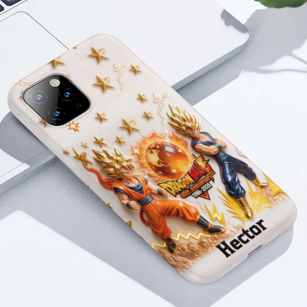 Personalized Dragon Ball 40th Anniversary Phone Case Gift for Fans