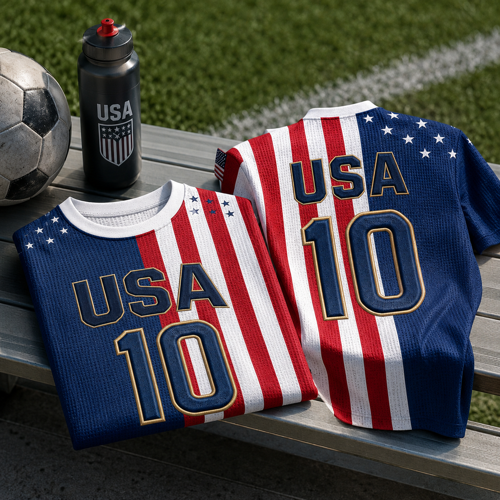Personalized USA Soccer Jersey Custom Name Football Gift for Fans