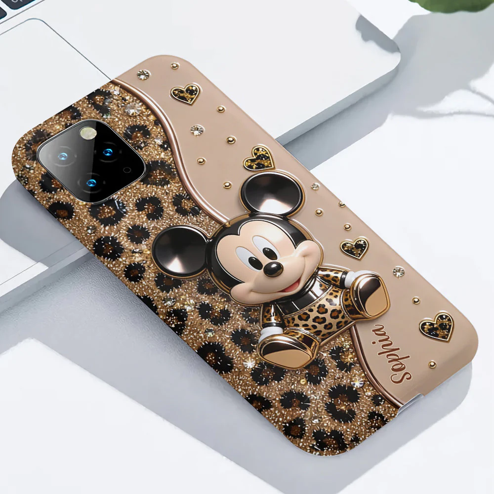Personalized Mickey Mouse Phone Case Custom Name Gift for Her