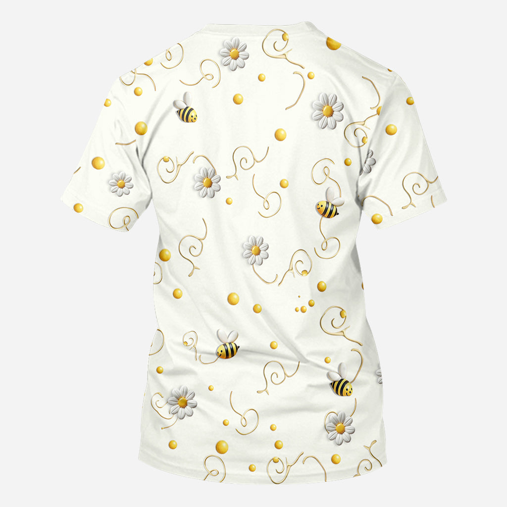 Personalized Mama Bear All Over Shirt Custom Family Gift for Mom