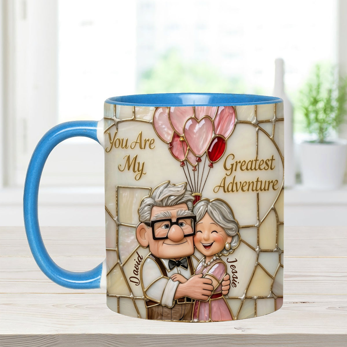 Personalized Accent Mug You Are My Greatest Adventure Gift for Couples
