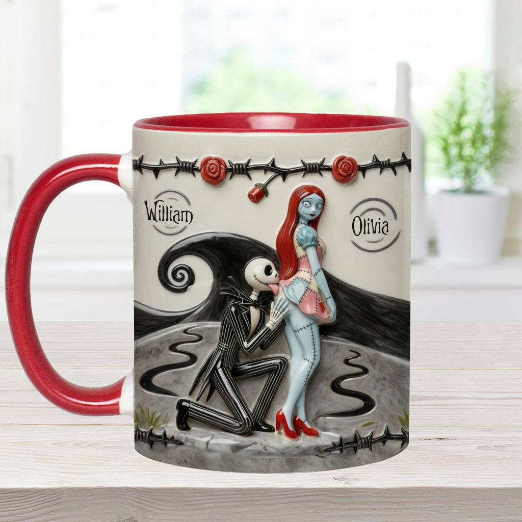 Personalized Accent Mug with I Licked It So It's Mine Design for Couples | Christmas Gift
