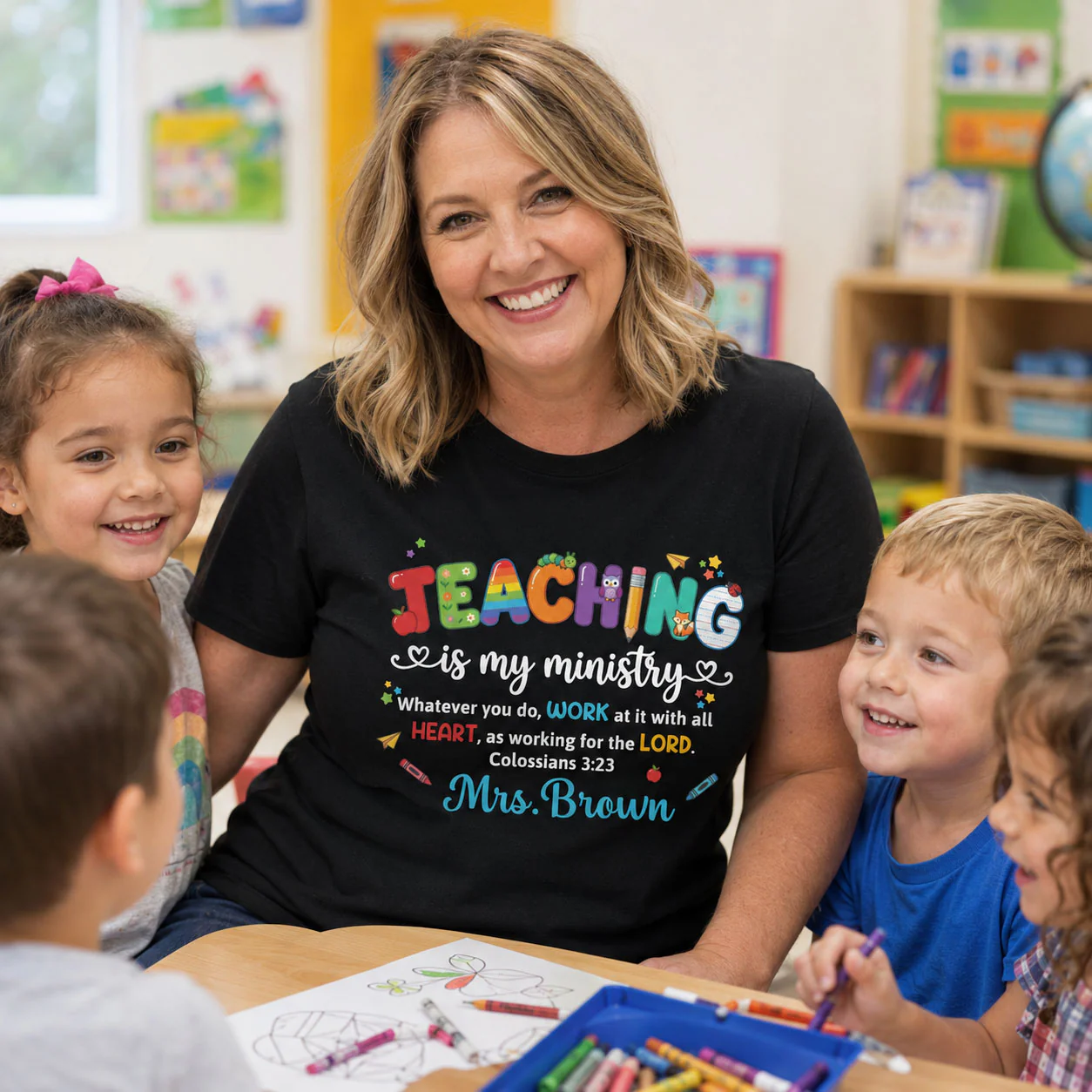 Personalized Teaching Shirt Gift for Teacher - Back to School Apparel