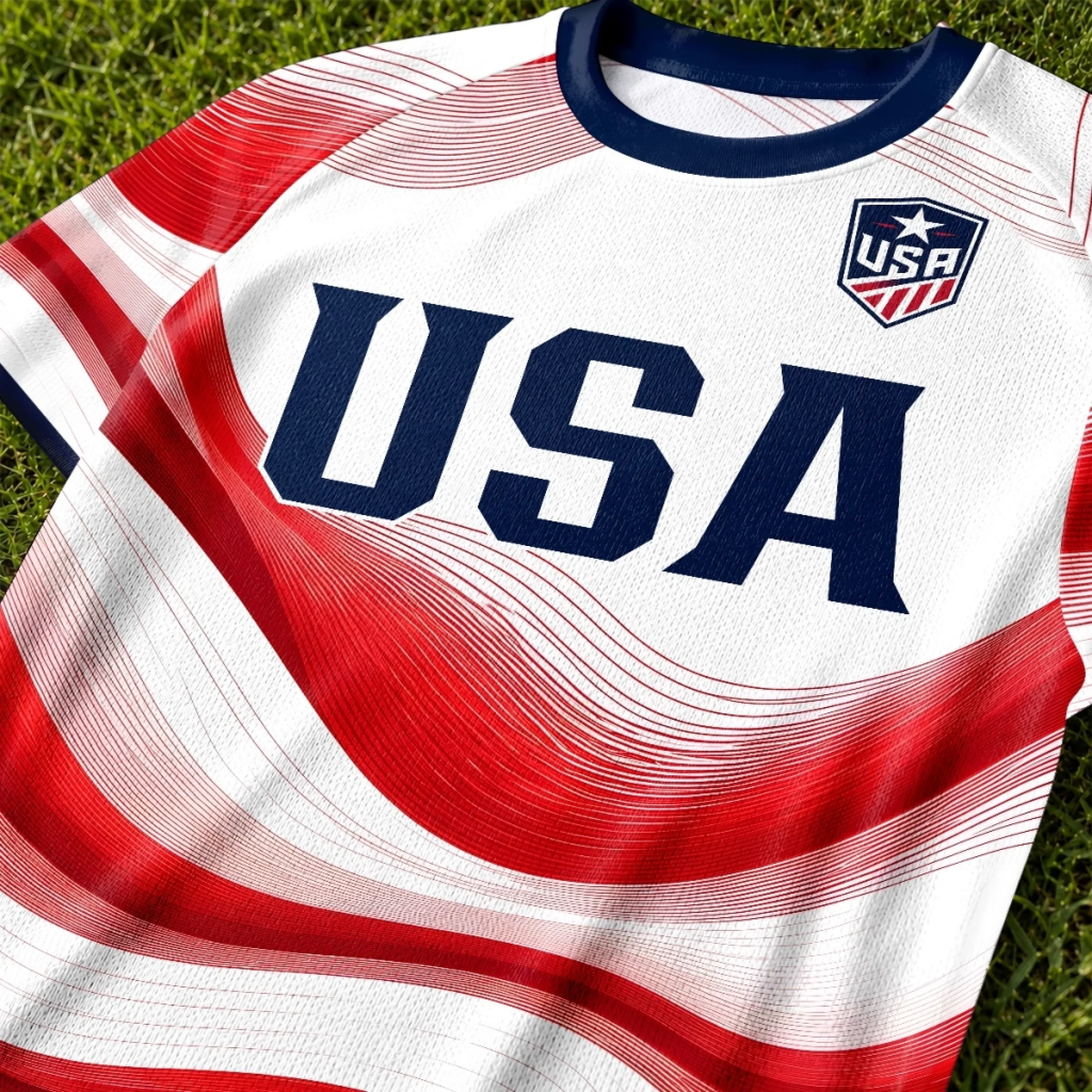 Personalized USA Soccer Jersey Custom Name Gift for Football Lovers
