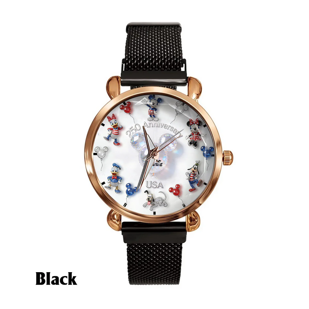 Personalized Women’s Hand Watch with Strap Charms for Movie Fans