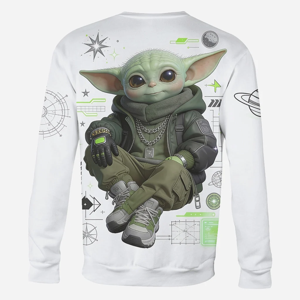 Personalized Cool Green Alien All Over Print Shirt Gift for Movie Fans AOP Shirt GradoCreations
