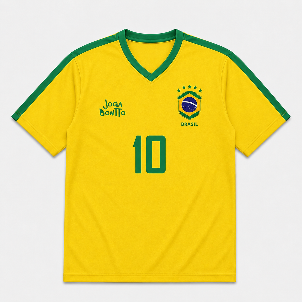 Personalized Brazil Soccer Jersey Custom Name Gift for Fans