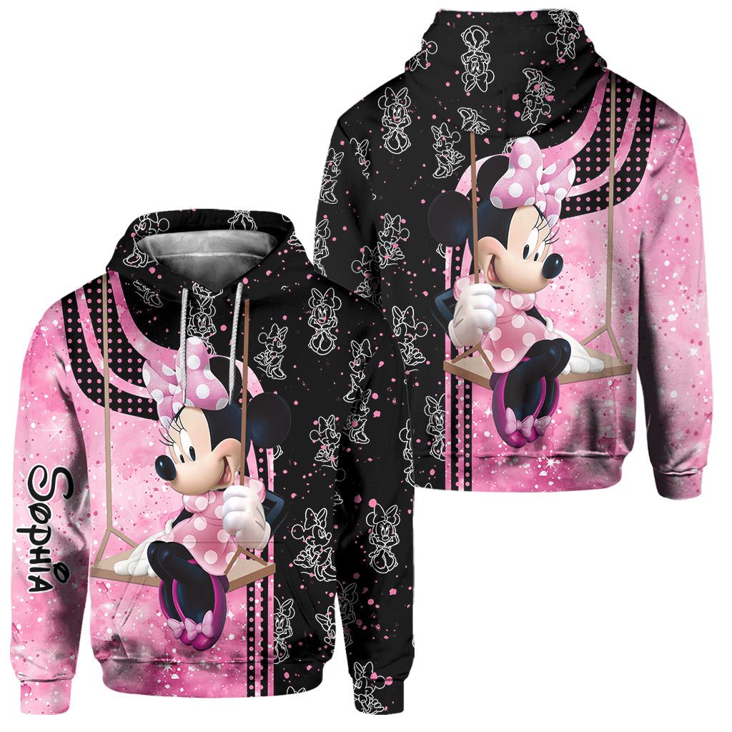 Personalized Minnie Mouse Hoodie & Sweatpants Gift for Her
