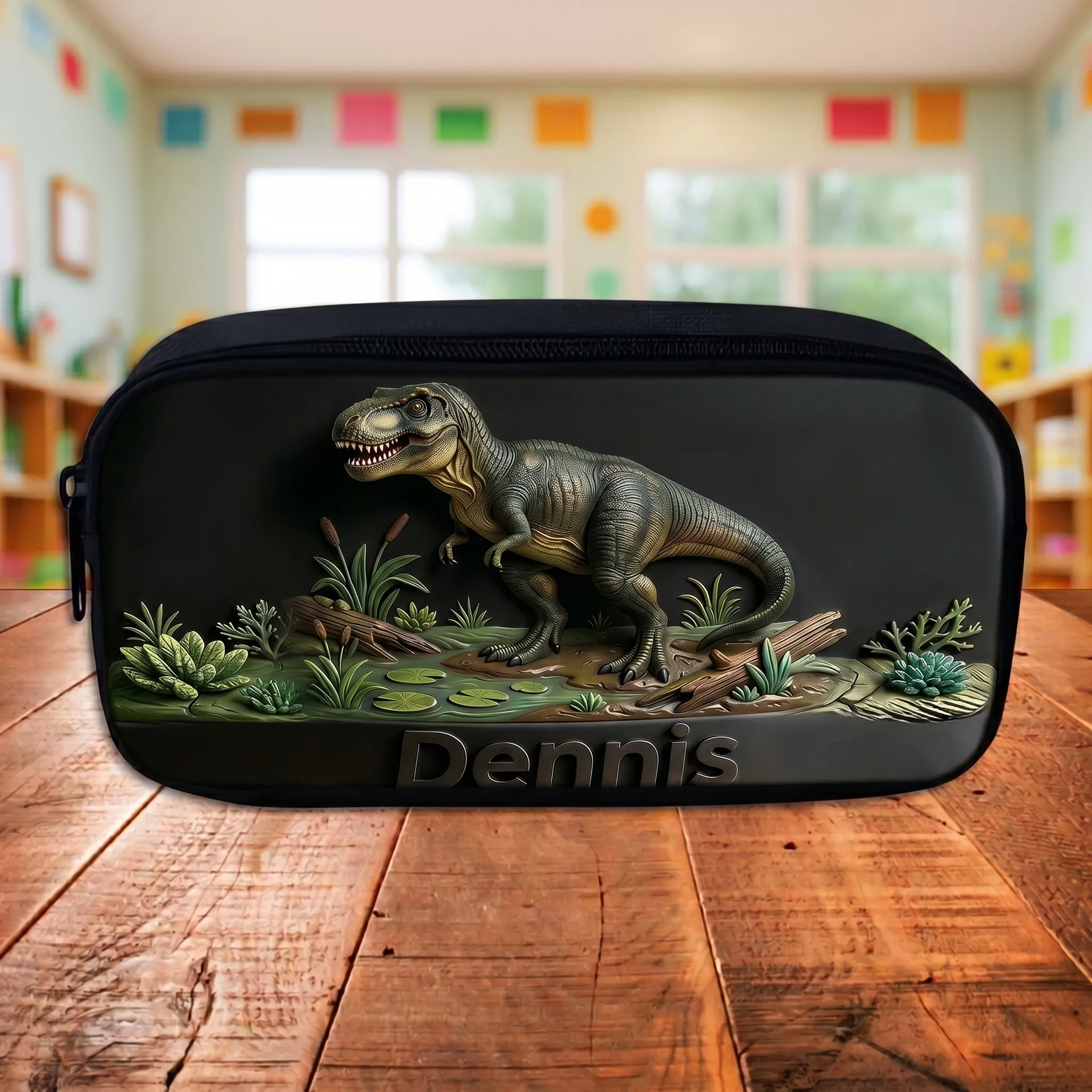 Personalized T Rex Dinosaur Backpack Set for Kids - Back to School Gift