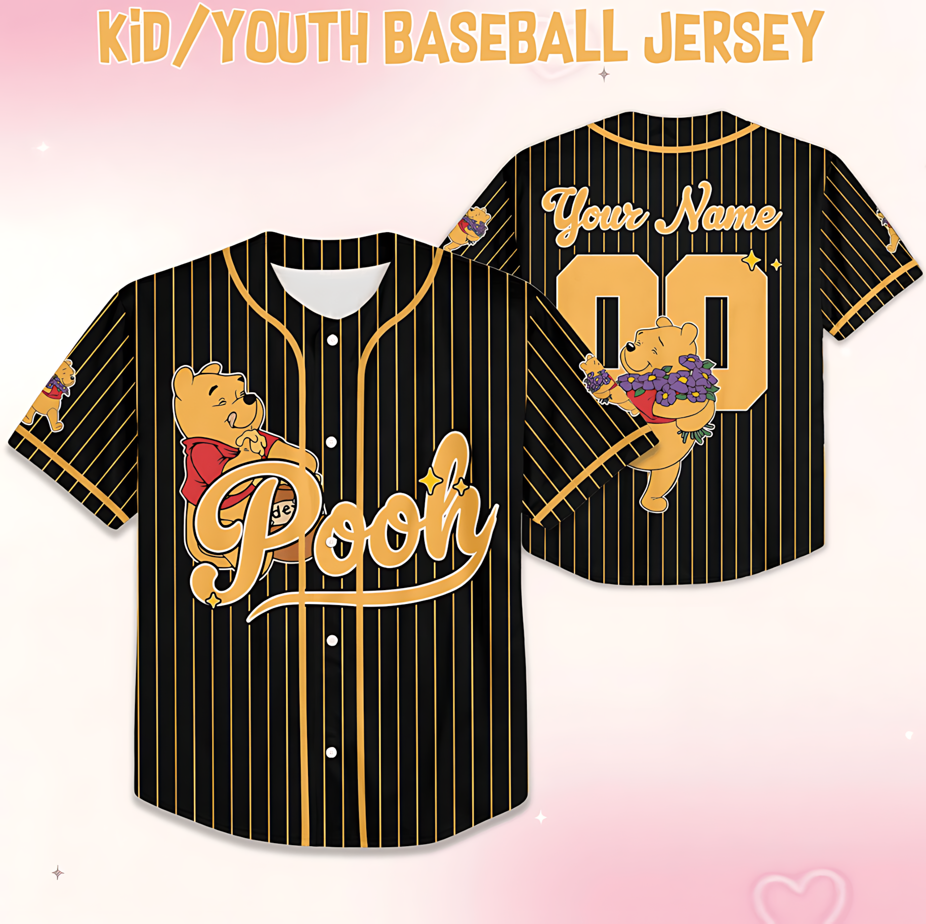 Personalized Baseball Jersey for Adults, Kids, Toddlers - Unique Movie Gift for 100th Anniversary Celebration