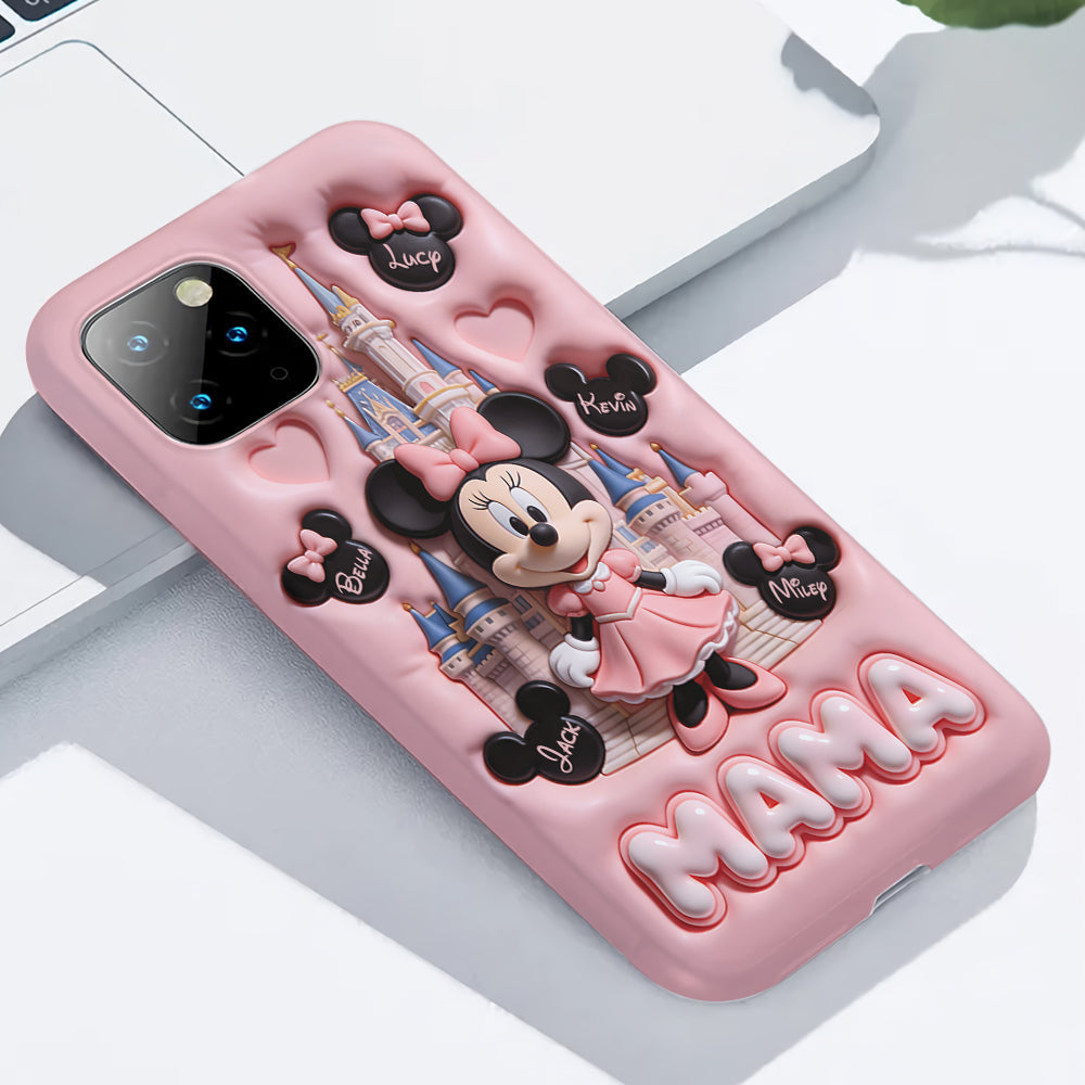 Personalized Minnie Mouse Phone Case Gift for Mom | Mother's Day Phone Case GradoCreations