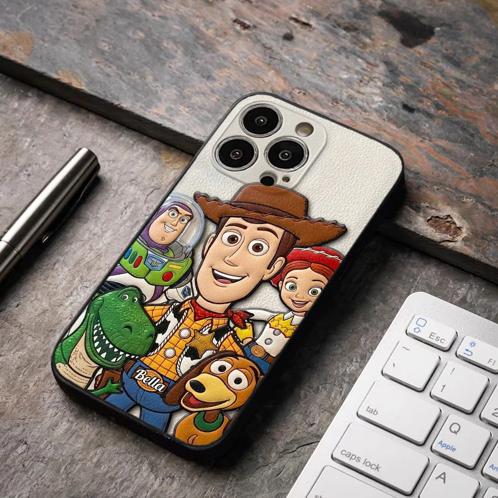 Personalized Toy Story Phone Case Custom Name Gift for Movie Fans