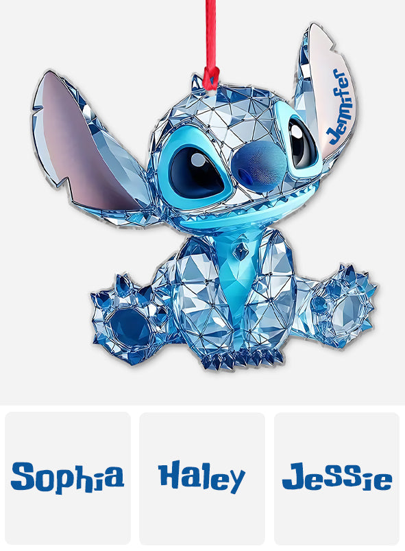 Personalized Acrylic Christmas Ornament Custom Name Gift for Fans