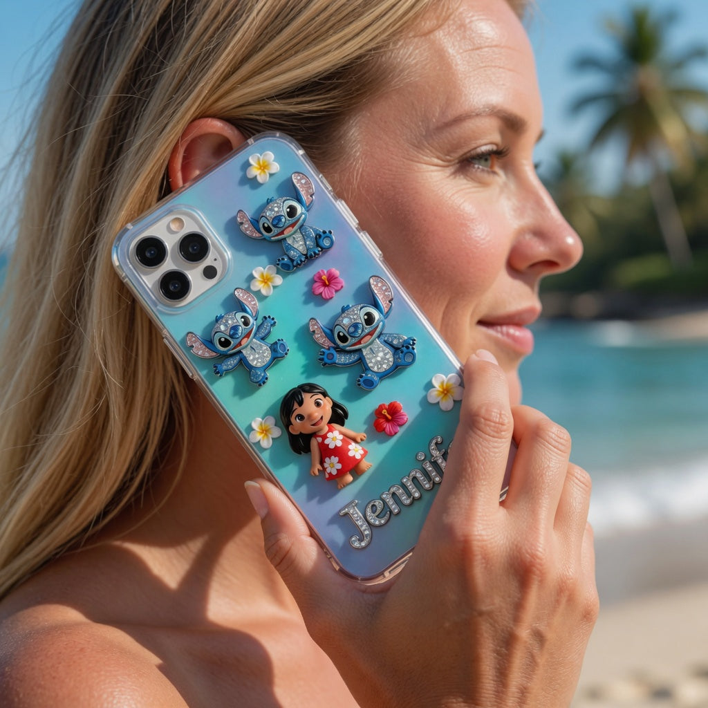 Personalized Ohana Means Family Phone Case Gift for Movie Fans